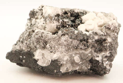 Hausmannite, Calcite on Matrix, N`Chwaning II, Northern Cape, South Africa