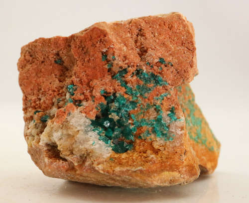 Dioptase on Matrix, Kaokoveld Region, Namibia