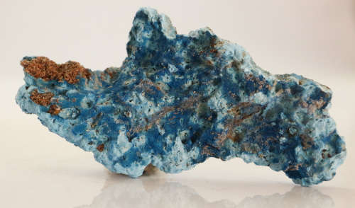 Shattuckite cast-like, Tantara Mine, DRC