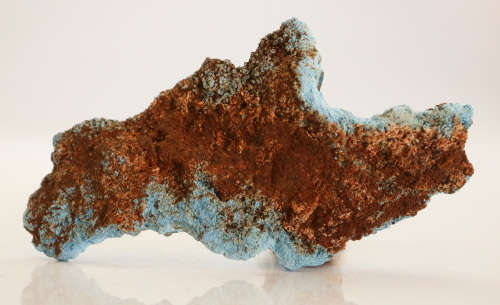 Shattuckite cast-like, Tantara Mine, DRC
