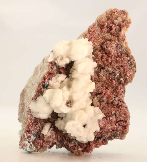 Calcite on Cobaltoan Calcite on Matrix, Mashamba West Mine, DRC