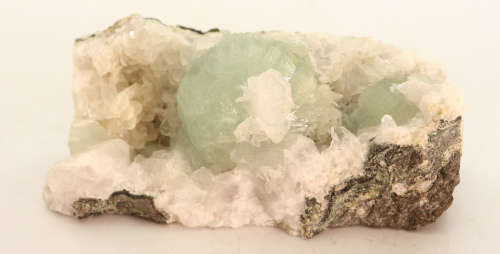 Prehnite and Quartz Cluster, Gobobosebberge Mnt, Namibia