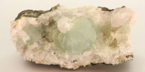 Prehnite and Quartz Cluster, Gobobosebberge Mnt, Namibia