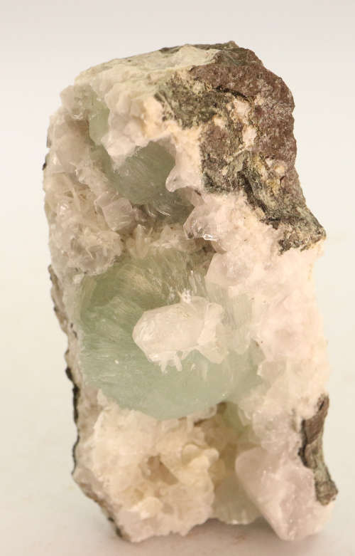 Prehnite and Quartz Cluster, Gobobosebberge Mnt, Namibia