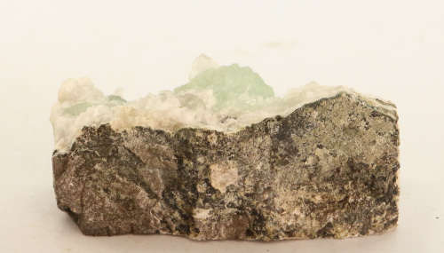 Prehnite and Quartz Cluster, Gobobosebberge Mnt, Namibia