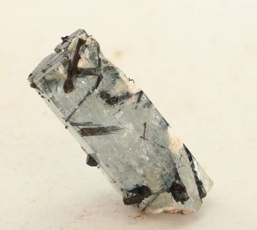 Schorl on Aquamarine, Erongo Mnt Region, Namibia