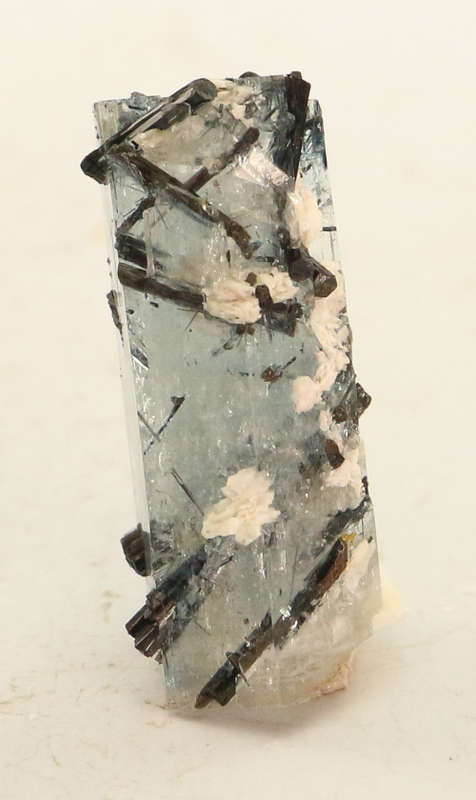 Schorl on Aquamarine, Erongo Mnt Region, Namibia