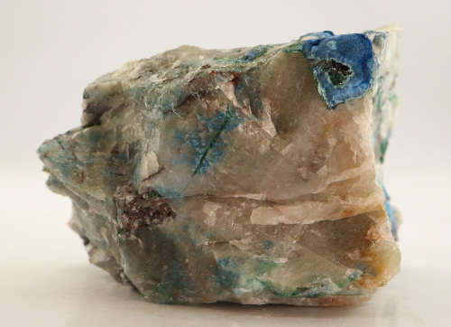 Shattuckite incl Quartz, Kaokoveld Region, Namibia