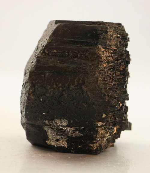 Hyalite on Schorl Crystal, Erongo Mnt Region, Namibia