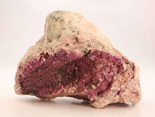 Cobaltoan Calcite on Matrix, Mashamba West Mine, DRC