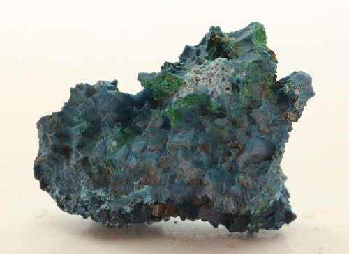 Malachite, Shattuckite Cluster, Tantara Mine, DRC