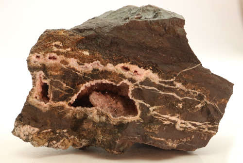 Rhodochrosite Vugs on Matrix, N`Chwaning I, Northern Cape, South Africa