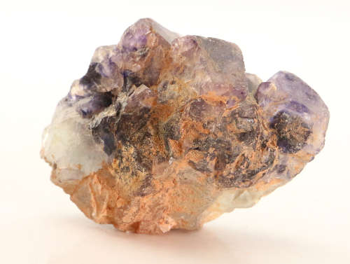Purple Fluorite on Matrix, Orange River Area, Northern Cape, South Africa