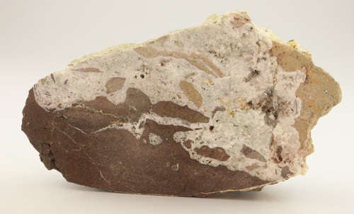 Calcite on Prehnite on Matrix, Gobobosebberge Mnt, Namibia