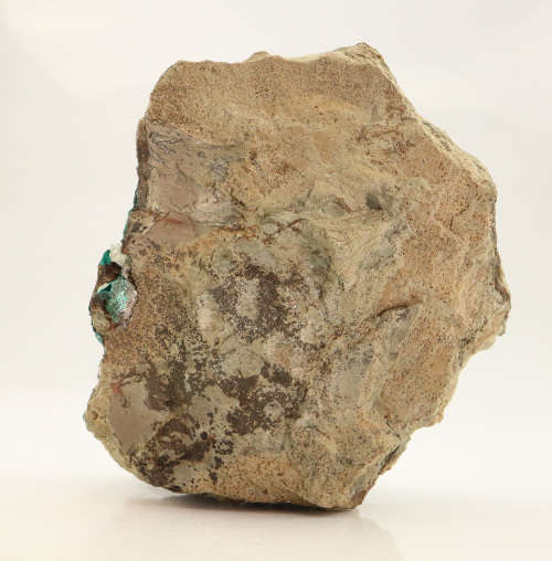 Baryte on Malachite, Shangulowe Mine, DR Congo