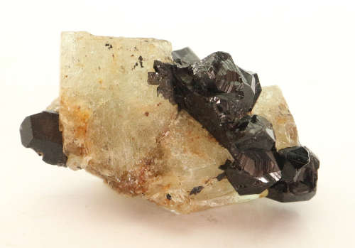 Aquamarine, Black Tourmaline Cluster, Erongo Mnt Region, Namibia