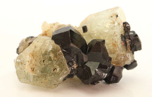 Aquamarine, Black Tourmaline Cluster, Erongo Mnt Region, Namibia