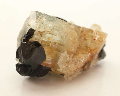 Aquamarine, Black Tourmaline Cluster, Erongo Mnt Region, Namibia
