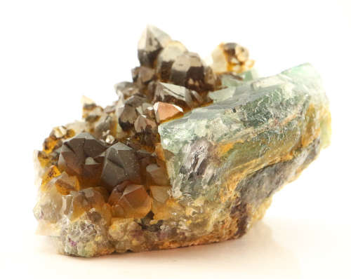 Quartz and Fluorite Cluster, Erongo Mnt Region, Namibia