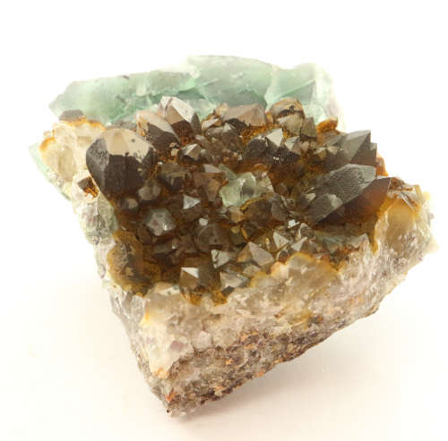 Quartz and Fluorite Cluster, Erongo Mnt Region, Namibia