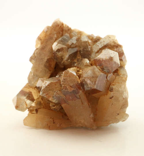 Red Hematite in Quartz Cluster, Orange River Area, Northern Cape, South Africa