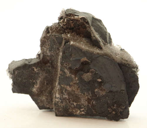Calcite on Micro-Hematite, N`Chwaning II, Northern Cape, South Africa