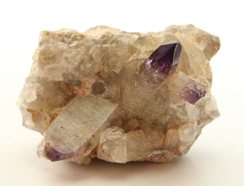 Amethyst incl Quartz On Matrix, Brandberg Mnt, Namibia