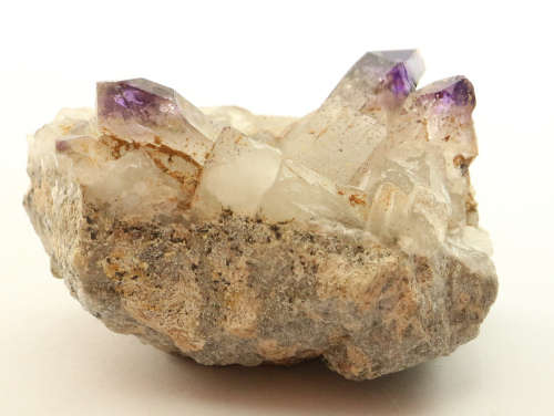 Amethyst incl Quartz On Matrix, Brandberg Mnt, Namibia