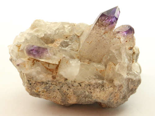 Amethyst incl Quartz On Matrix, Brandberg Mnt, Namibia