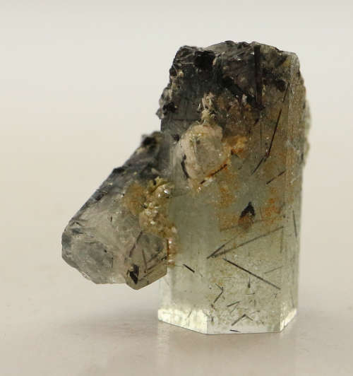 Schorl on Aquamarine Cluster, Erongo Mnt Region, Namibia