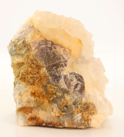 Flourite on Quartz on Fluorite, Riemvasmaak, Northern Cape, South Africa