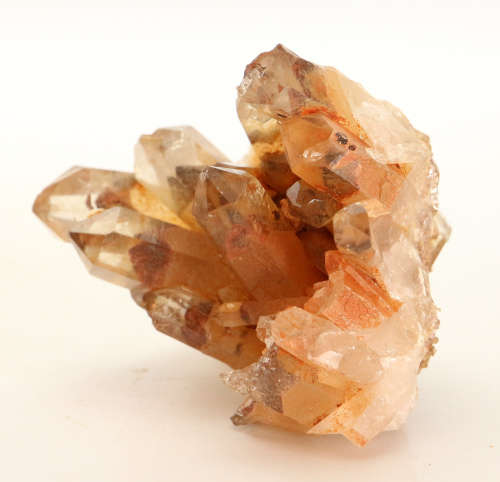 Red Hematite incl Quartz Cluster, Orange River Area, Northern Cape, South Africa