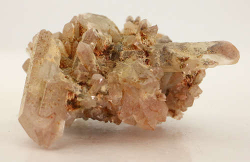 Epidote, Hematite in Quartz Cluster, Artonvilla Mine, Musina, South Africa