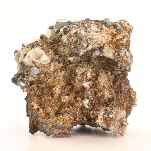Hematite and Calcite on Matrix, N`Chwaning II, Northern Cape, South Africa