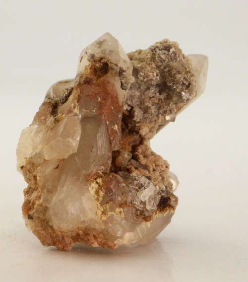 Red Hematite incl Quartz Cluster, Orange River Area, Northern Cape, South Africa