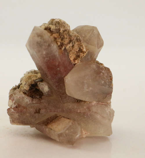 Red Hematite incl Quartz Cluster, Orange River Area, Northern Cape, South Africa