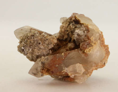 Red Hematite incl Quartz Cluster, Orange River Area, Northern Cape, South Africa