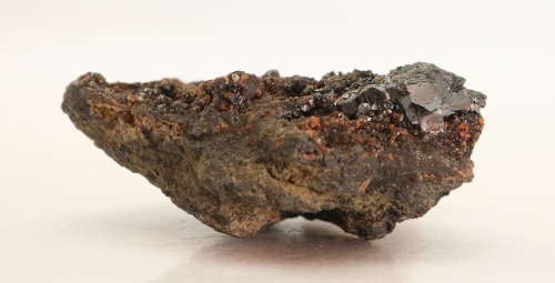 Hausmannite, Hematite on Matrix, N`Chwaning II, Northern Cape, South Africa