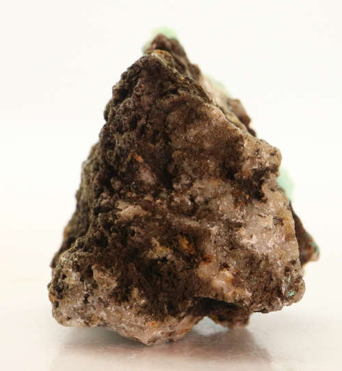 Quartz on Malachite on Matrix, Tenke Fungurume, DR Congo