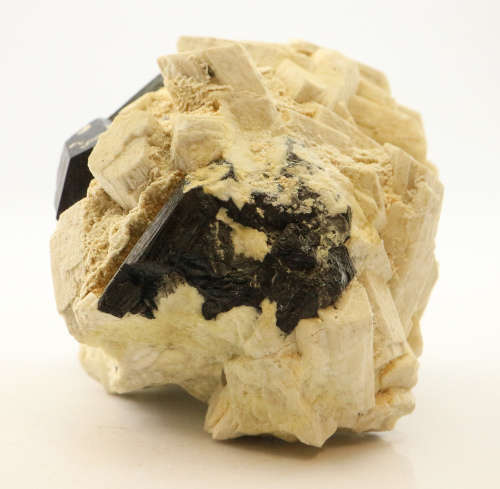 Schorl and Feldspar Cluster, Erongo Mnt Region, Namibia