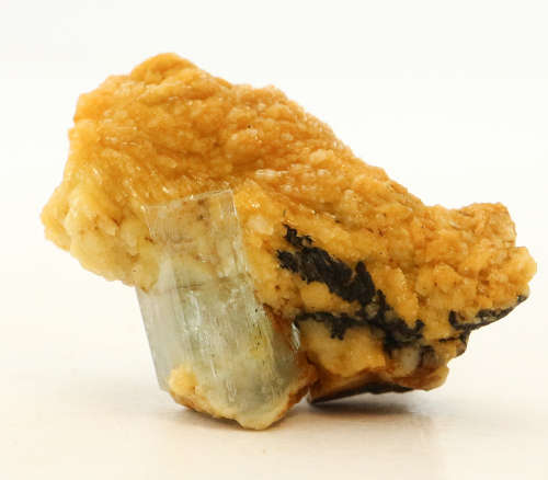 Aquamarine on Feldspar Cluster, Erongo Mnt Region, Namibia