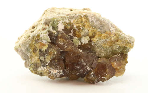 Demantoid Garnet on, MatrixErongo Mnt Region, Namibia
