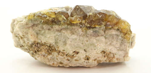 Demantoid Garnet on, MatrixErongo Mnt Region, Namibia