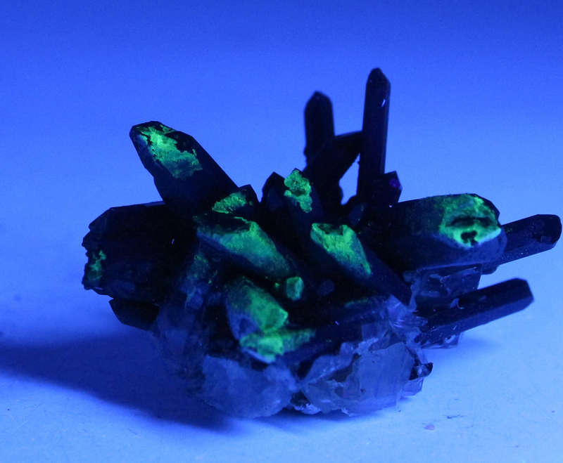 Hematite on Quartz Cluster, Orange River Area, Northern Cape, South Africa
