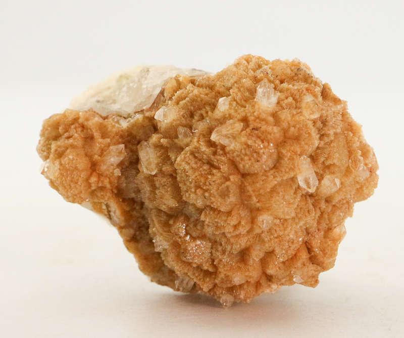 Quartz on Goethite included Calcite, N`Chwaning II, Northern Cape, South Africa