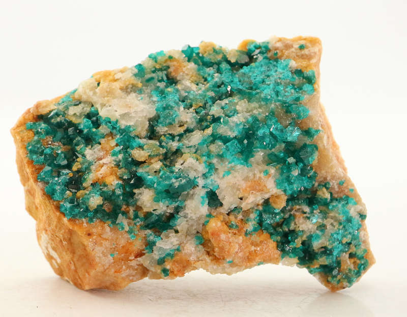 Dioptase on Matrix, Kaokoveld Region, Namibia