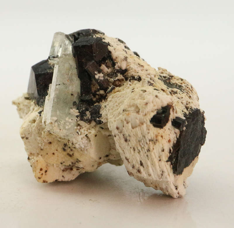 Aquamarine, Black Tourmaline, Feldspar, Erongo Mnt Region, Namibia