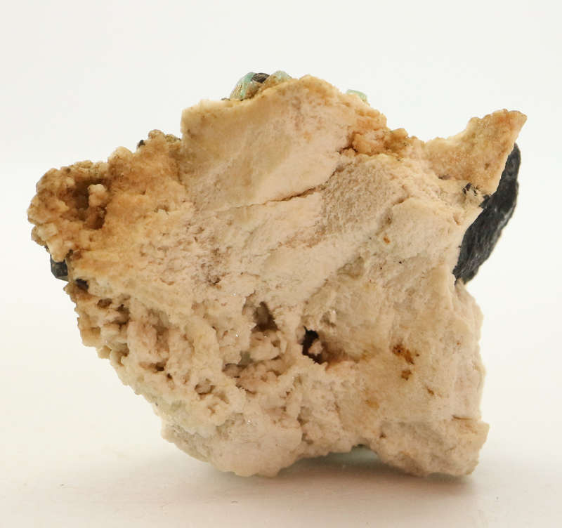 Aquamarine, Fluorite, Schorl on Feldspar, Erongo Mnt Region, Namibia