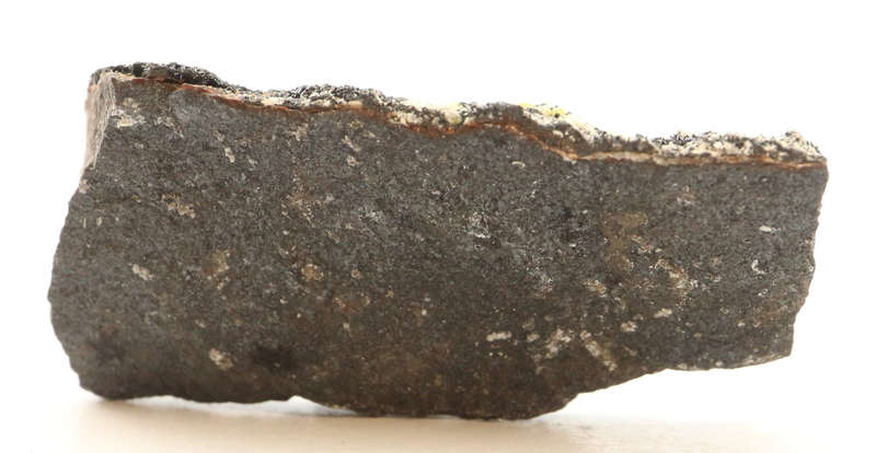 Ettringite on Gaudefroyite on Matrix, N`Chwaning II, Northern Cape, South Africa