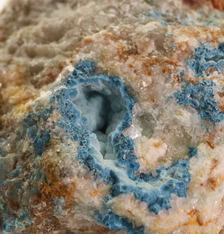 Shattuckite on Matrix, Kaokoveld Region, Namibia